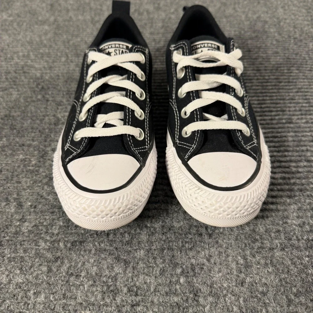 Converse Chuck Taylor Malden GS All Star Low Top Black White Kids Shoe 4Y